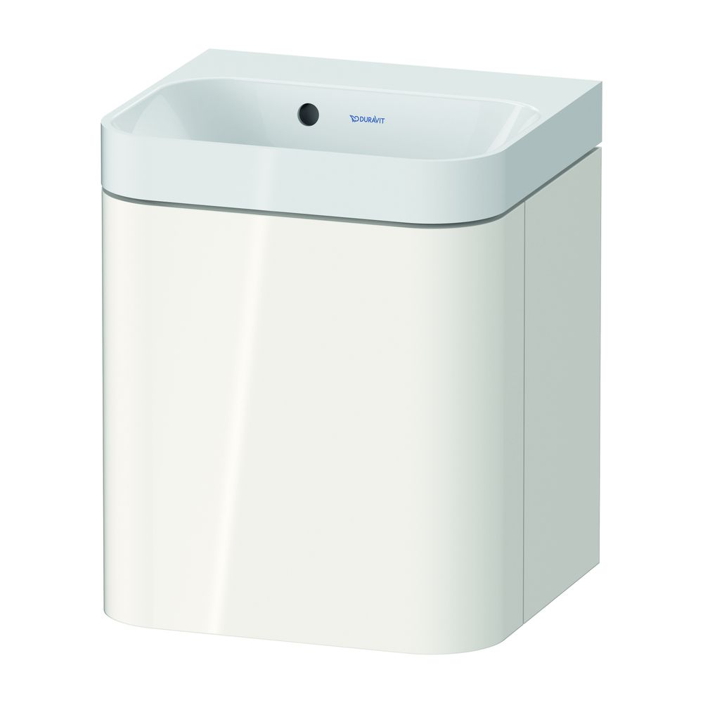 Duravit Happy D.2 Waschtisch-Set C-shaped wh Dekor, 360x400x480mm Weiß Hochgla... DURAVIT-HP4344N22220000 4063382214713 (Abb. 1)