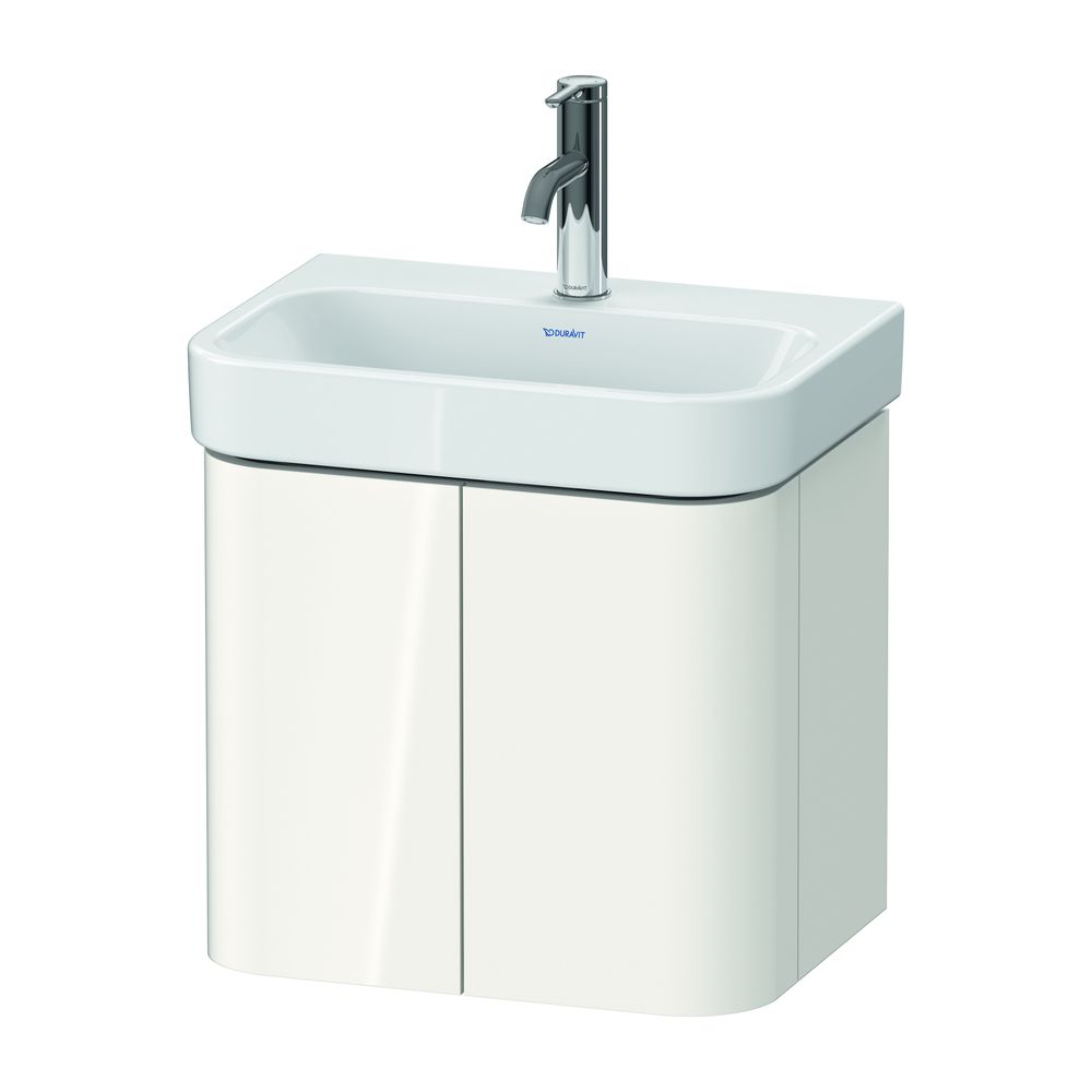 Duravit Happy D.2 Waschtischunterbau wandhäng. 350x475x415mm Weiß Hochglanz, G... DURAVIT-HP4384022220000 4063382803061 (Abb. 3)