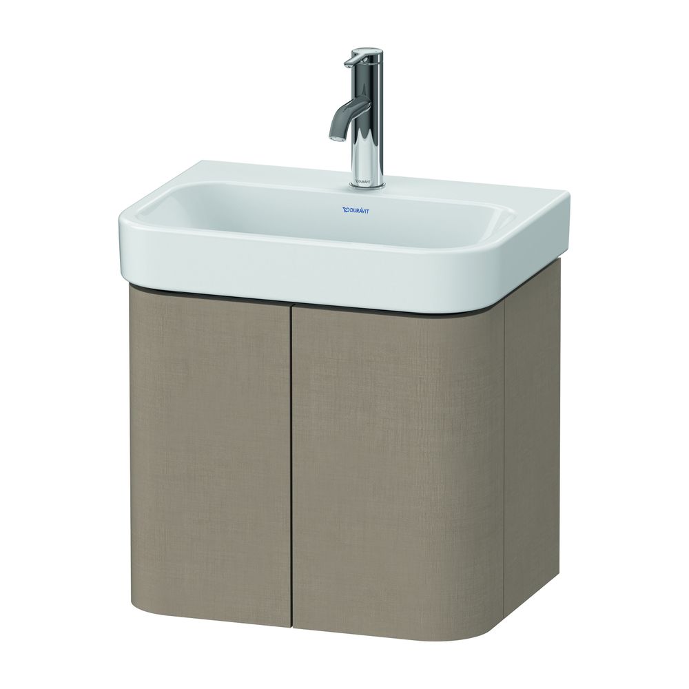 Duravit Happy D.2 Waschtischunterbau wandhäng. 350x475x415mm Leinen Matt, Grif... DURAVIT-HP4384075750000 4063382803078 (Abb. 1)