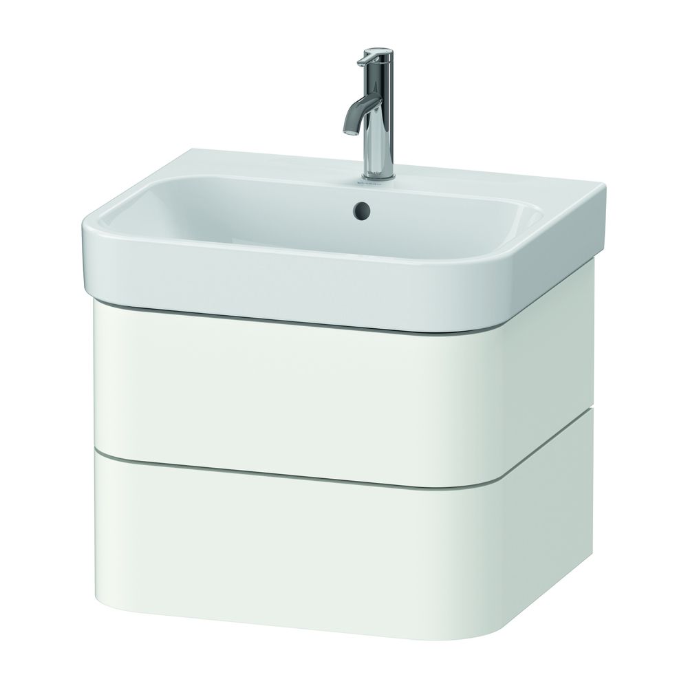 Duravit Happy D.2 Waschtischunterbau wandhäng. 490x575x415mm Weiß Seidenmatt, ... DURAVIT-HP4385036360000 4063382186577 (Abb. 2)