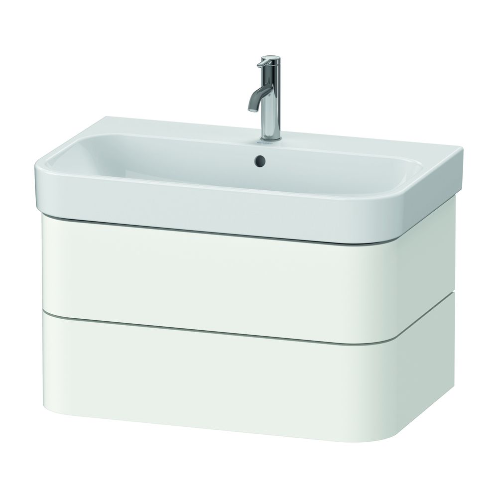Duravit Happy D.2 Waschtischunterbau wandhäng. 490x775x415mm Weiß Seidenmatt, ... DURAVIT-HP4387036360000 4063382187192 (Abb. 2)