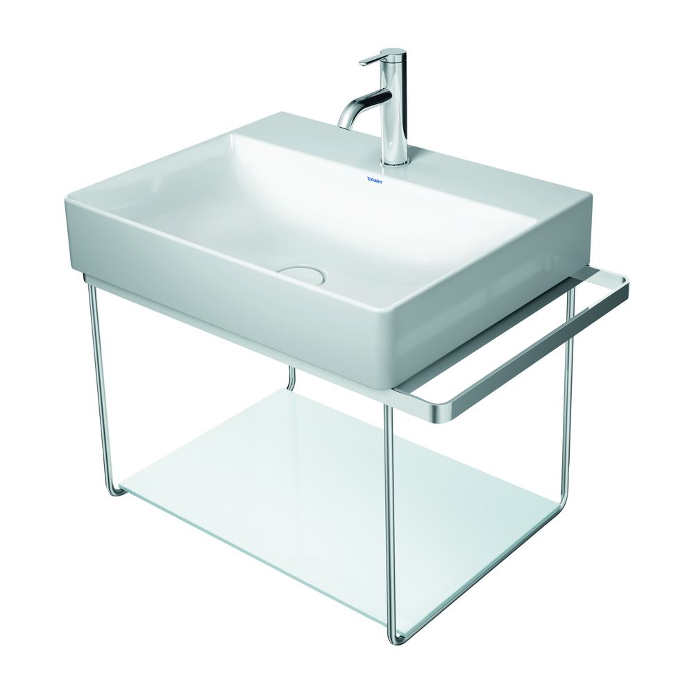Duravit DuraSquare Metallkonsole 451x565x740-790mm variabel, Mattschwarz, unter Was... DURAVIT-0031021000 4053424418223 (Abb. 4)
