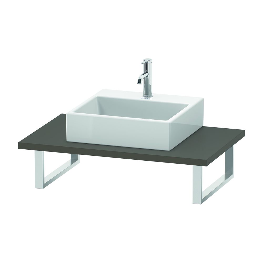 Duravit L-Cube Konsole variabel 550x800-2000x30mm, Flanell Grau SDM, ohne Konsolen... DURAVIT-LC106C09090 4053424925295 (Abb. 2)