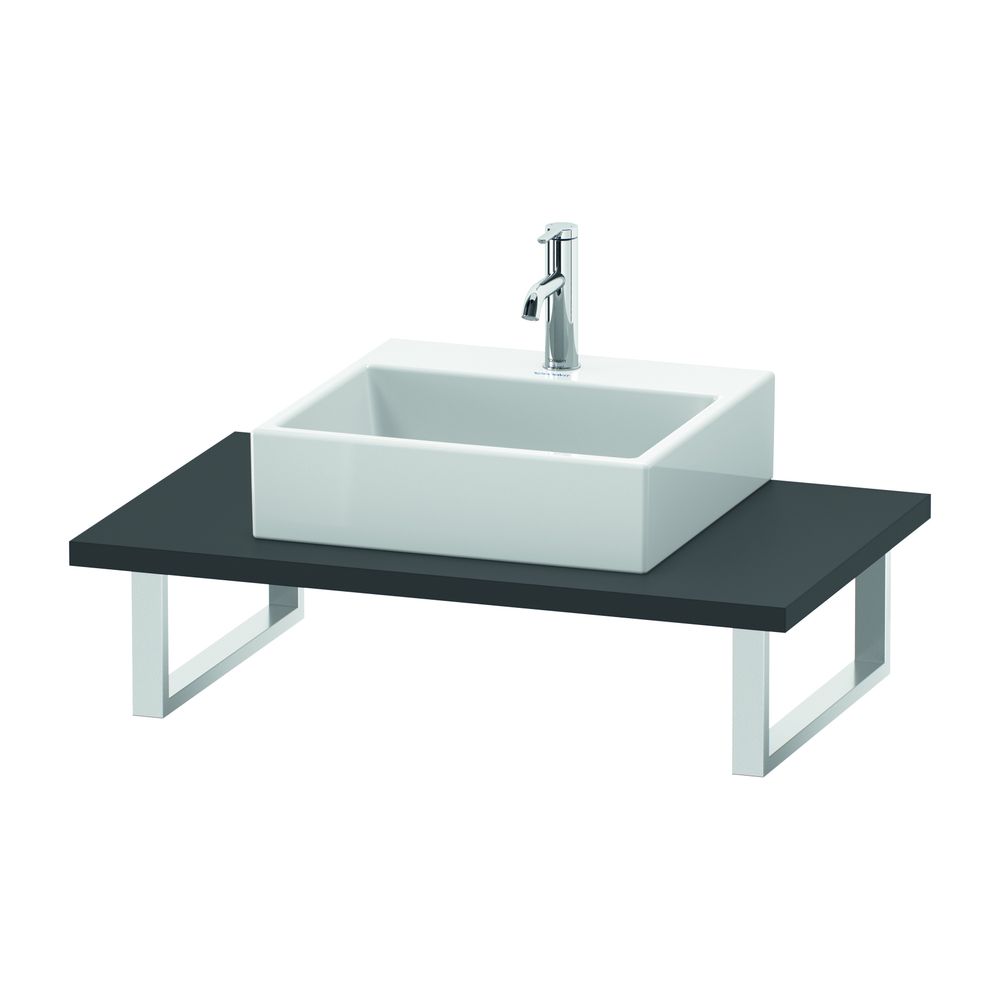 Duravit L-Cube Konsole variabel 550x800-2000x30mm, Graphit Matt, ohne Konsolenträg... DURAVIT-LC106C04949 4053424925080 (Abb. 3)