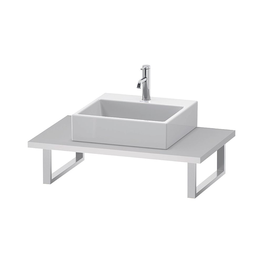 Duravit L-Cube Konsole variabel 550x800-2000x30mm, Mattweiß, ohne Konsolenträger, ... DURAVIT-LC106C01818 4053424925042 (Abb. 1)