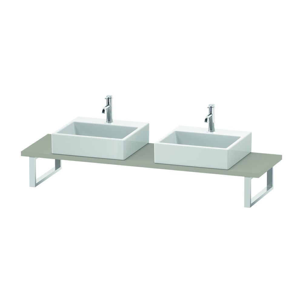 Duravit L-Cube Konsole variabel 480x800-2000x30mm, Compact Taupe Matt, ohne Konsol... DURAVIT-LC105C09191 4053424924298 (Abb. 2)