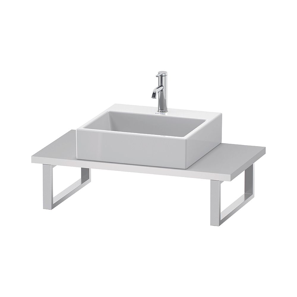 Duravit L-Cube Konsole variabel 480x800-2000x30mm, Compact Mattweiß, ohne Konsolen... DURAVIT-LC104C01818 4053424923925 (Abb. 1)