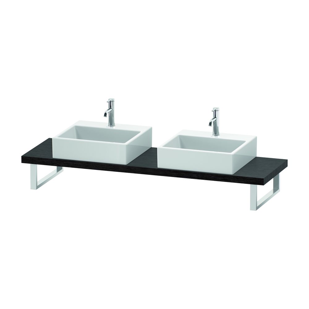 Duravit L-Cube Konsole variabel 480x800-2000x45mm Compact Eiche dunkel gebürstet M... DURAVIT-LC101C07272 4053424923819 (Abb. 2)