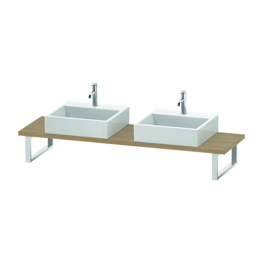 Duravit DuraStyle Konsole variabel 480x800-2000x30mm, wandhäng., Compact Natur Eic... DURAVIT-DS105C03030 4063382154804 (Abb. 1)