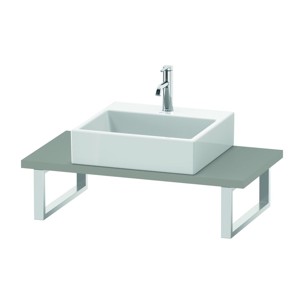 Duravit DuraStyle Konsole variabel 480x800-2000x30mm, wandhäng., Compact Betongrau... DURAVIT-DS104C00707 4053424920146 (Abb. 1)
