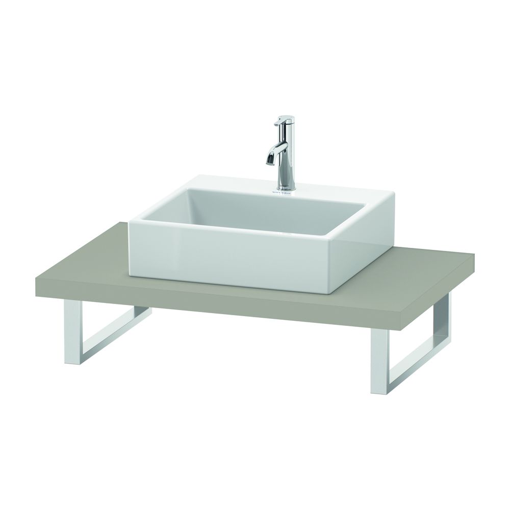 Duravit DuraStyle Konsole variabel 550x800-2000x45mm, wandhäng., Taupe Matt, ohne ... DURAVIT-DS102C09191 4053424920559 (Abb. 2)