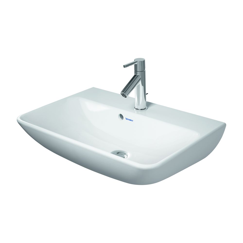 Duravit ME by Starck Waschtisch 400x600x180mm wandh. Weiß SM, Rechteckig, WonderGl... DURAVIT-23436032001 4053424893259 (Abb. 1)