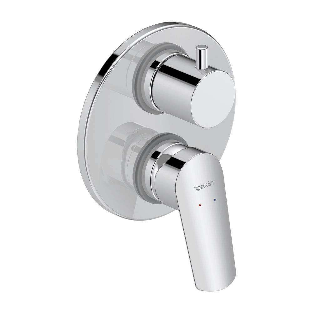 Duravit No.1 Einhebelmischer Unterputz Set, 2 Verbraucher, Chrom, Umstellventil, ... DURAVIT-N15210008010 8000177315978 (Abb. 4)