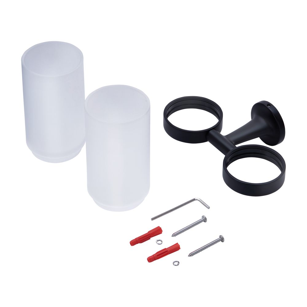 Duravit Starck T Zahnputzbecher doppelt wandhängend, Position R L, 170x98x140mm, Ma... DURAVIT-0099484600 4063382318633 (Abb. 3)
