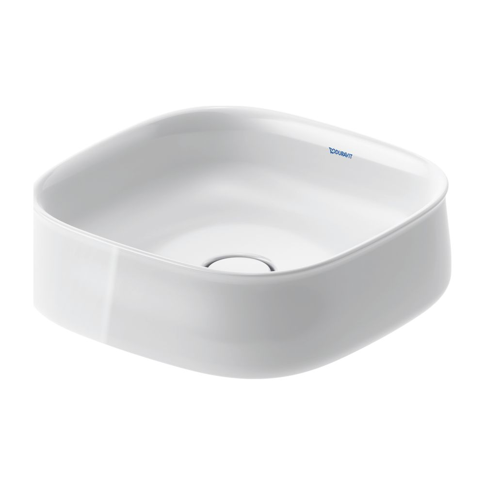 Duravit Zencha Aufsatzbecken 420mm, Weiß Hochglanz, WonderGliss, DuraCeram, Quadra... DURAVIT-23734200791 4063382132338 (Abb. 5)