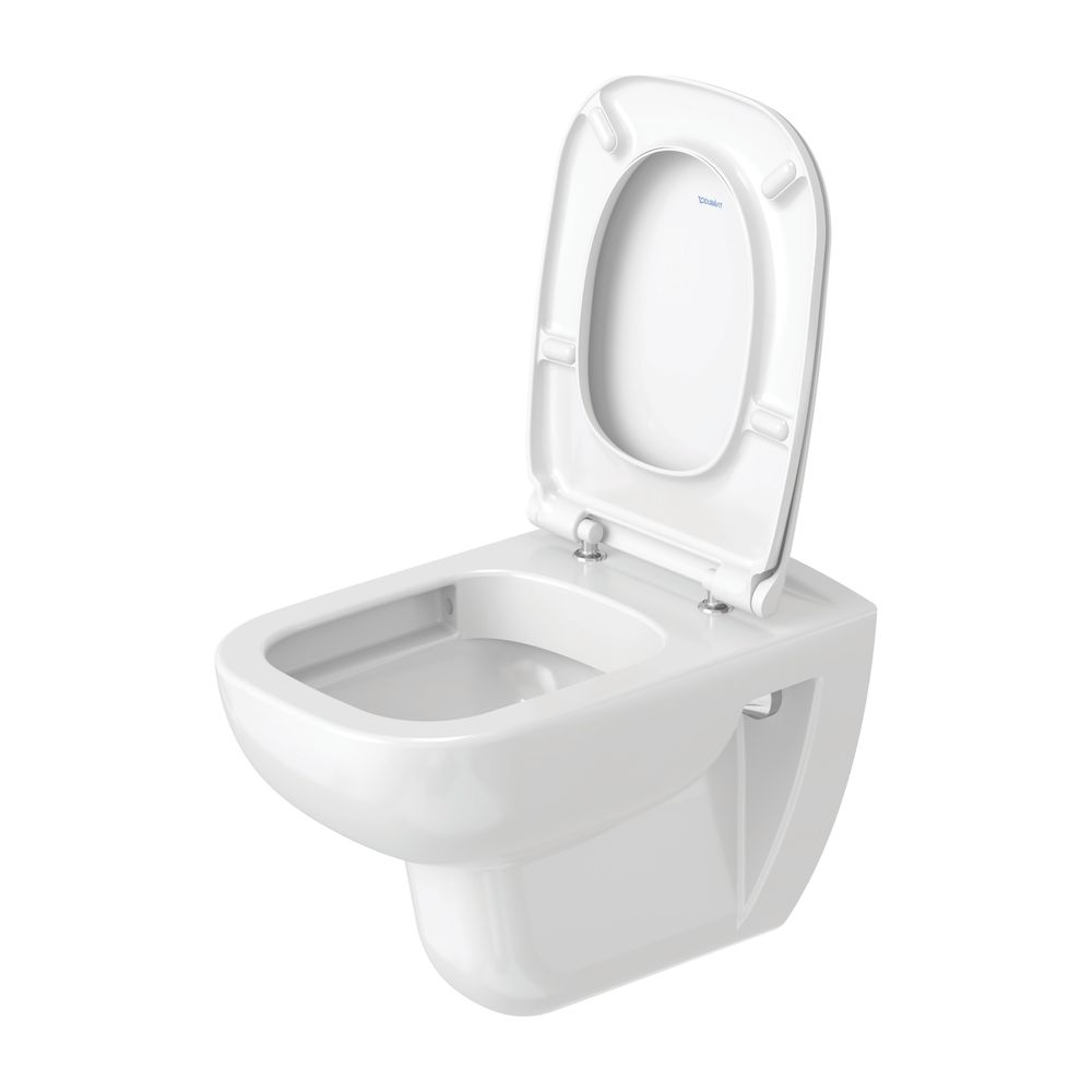 Duravit D-Code WC-Set wandh. Wand-WC, WC-Sitz, Weiß Hochglanz, Spülrand rimless, Ab... DURAVIT-45700900A1 4053424326672 (Abb. 7)