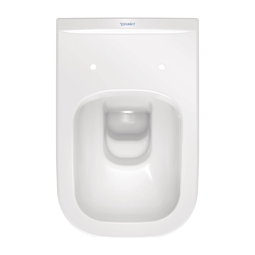 Duravit D-Code WC-Set wandh. Wand-WC, WC-Sitz, Weiß Hochglanz, Spülrand rimless, Ab... DURAVIT-45700900A1 4053424326672 (Abb. 9)
