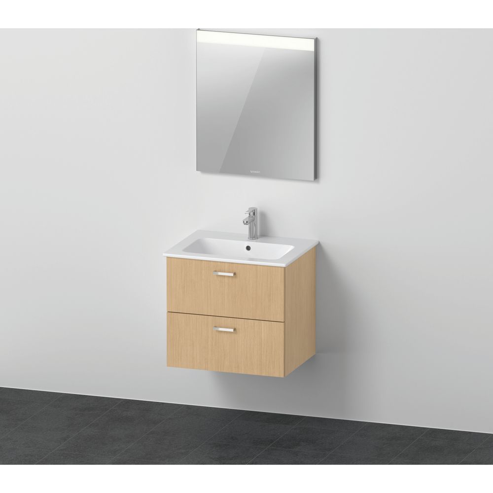 Duravit XBase Möbelwaschtisch, Waschtischunterbau, Spiegel 490x630x2000mm, 2 S... DURAVIT-XB0070030300000 4063382820822 (Abb. 1)