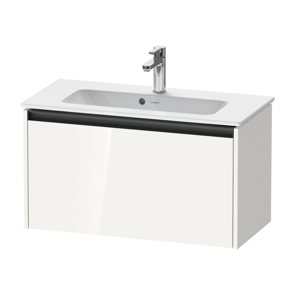 Duravit Ketho.2 Waschtischunterbau wandh. 390x810x440mm, Compact Weiß Hochglan... DURAVIT-K25056022220000 4063382812742 (Abb. 1)