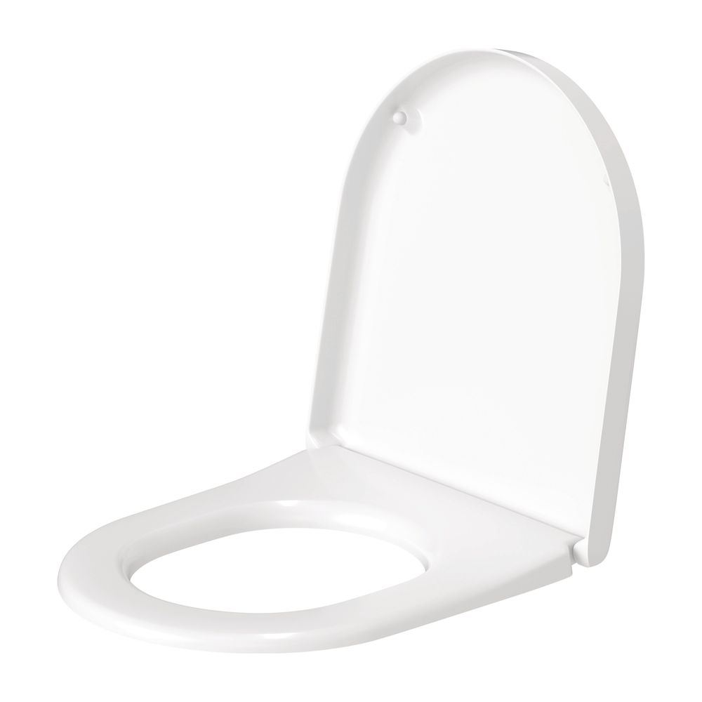 Duravit Starck 3 WC-Sitz D-shaped, Weiß Hochglanz 370x38x436mm, ohne Absenkautomat... DURAVIT-0063810000 4021534224171 (Abb. 12)