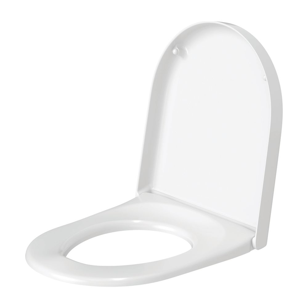 Duravit Starck 3 WC-Sitz D-shaped, Weiß HG 370x43x431mm mit Absenkauto. Sitzgarnit... DURAVIT-0063890000 4021534386190 (Abb. 10)