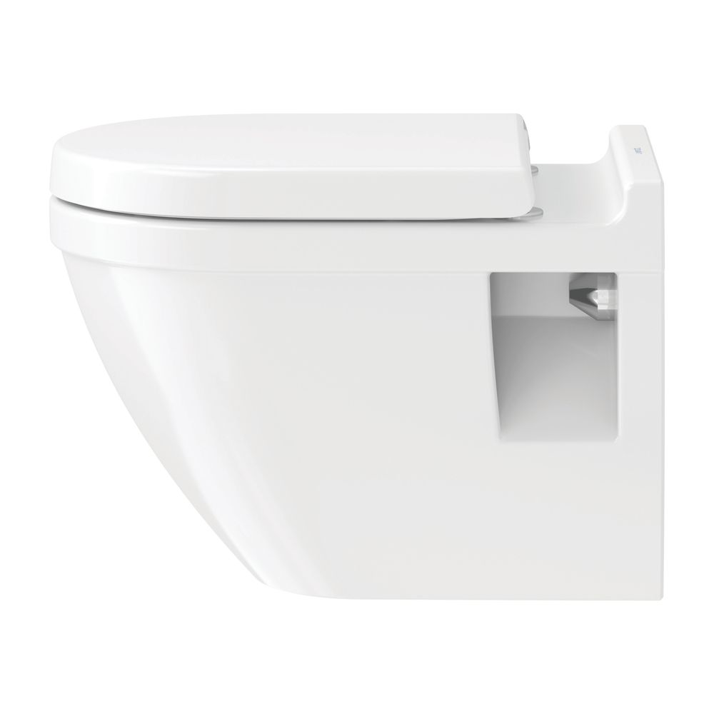 Duravit Starck 3 Wand-WC 540x365x355mm, Weiß Hochglanz, 4,5l, Tiefspüler, geschloss... DURAVIT-2200090000 4021534223037 (Abb. 4)
