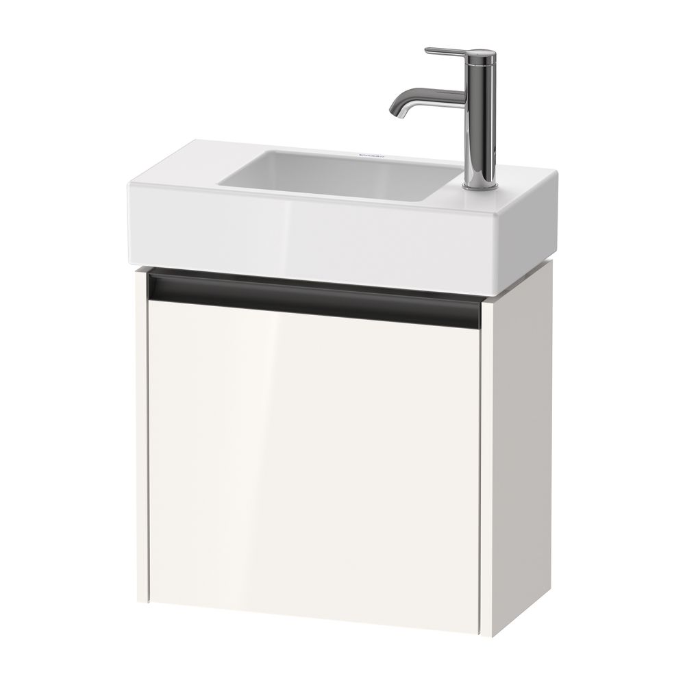 Duravit Ketho.2 Waschtischunterbau wandh. 238x484x440mm, R, Weiß Hochglanz, Gr... DURAVIT-K25072R22220000 4063382822581 (Abb. 1)