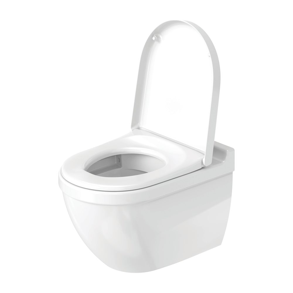 Duravit Starck 3 Wand-WC 540x365x375mm, Weiß Hochglanz, 4,5l, WonderGliss, Tiefspü... DURAVIT-25270900001 4021534984808 (Abb. 3)