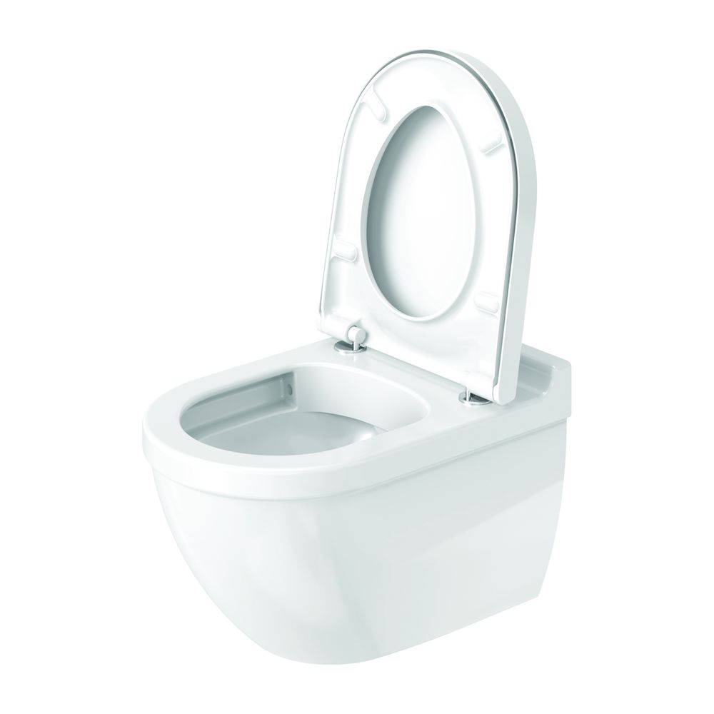 Duravit Starck 3 Wand-WC 540x365x375mm, Weiß Hochglanz, 4,5l, WonderGliss, Tiefspü... DURAVIT-25270900001 4021534984808 (Abb. 4)