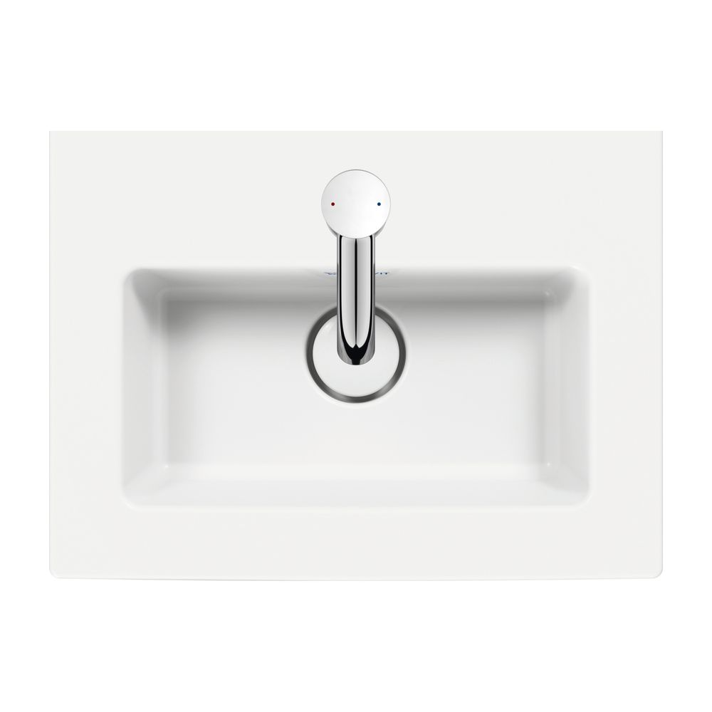 Duravit White Tulip Handwaschbecken 330x450x135mm, Weiß Hochglanz, WonderGliss, Re... DURAVIT-07374500411 4063382002211 (Abb. 6)