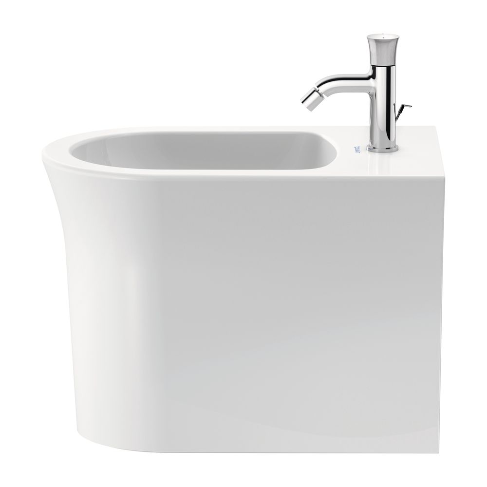 Duravit White Tulip Stand Bidet 580x370x420mm, Weiß Hochglanz, 1 HL, mit ÜL, Back t... DURAVIT-2293100000 4063382012562 (Abb. 5)