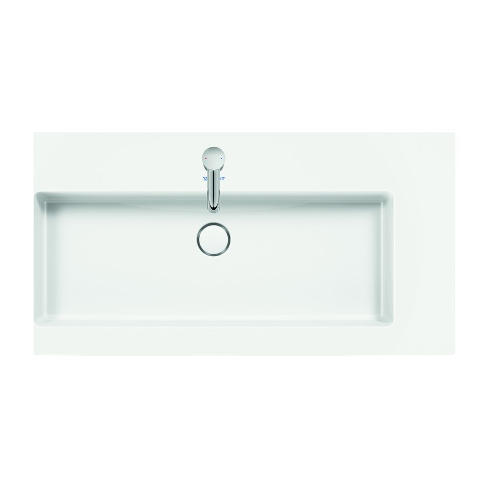 Duravit White Tulip Waschtisch 490x1055x155mm WonderGliss Weiß Hochglanz, Rechtec... DURAVIT-23631000001 4053424980034 (Abb. 13)