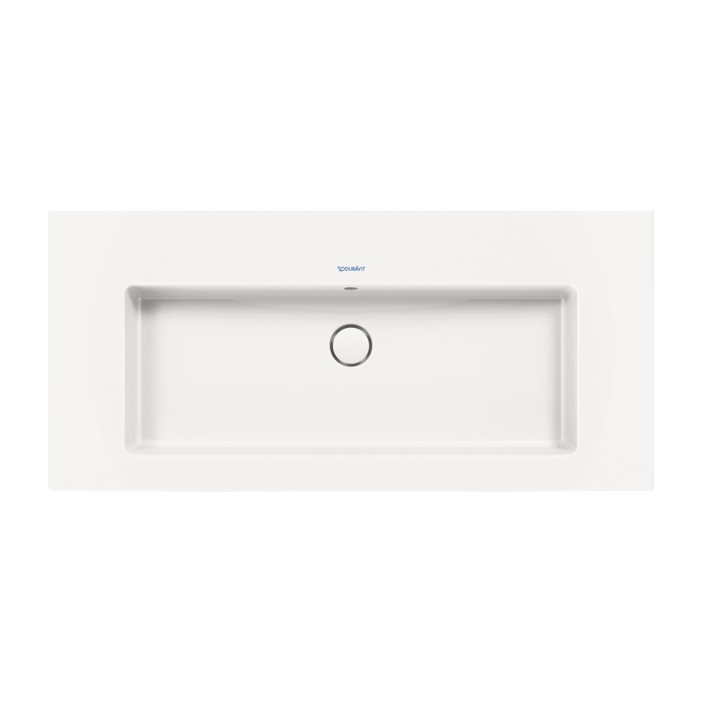 Duravit White Tulip Waschtisch 490x1055x155mm, WonderGliss, Weiß Hochglanz, Rechte... DURAVIT-23631000601 4053424980072 (Abb. 4)