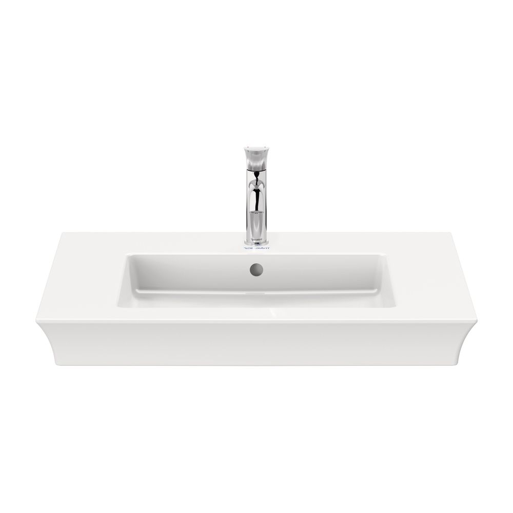 Duravit White Tulip Waschtisch 490x750x155mm WonderGliss, Weiß Hochglanz, Rechtec... DURAVIT-23637500001 4053424913582 (Abb. 11)