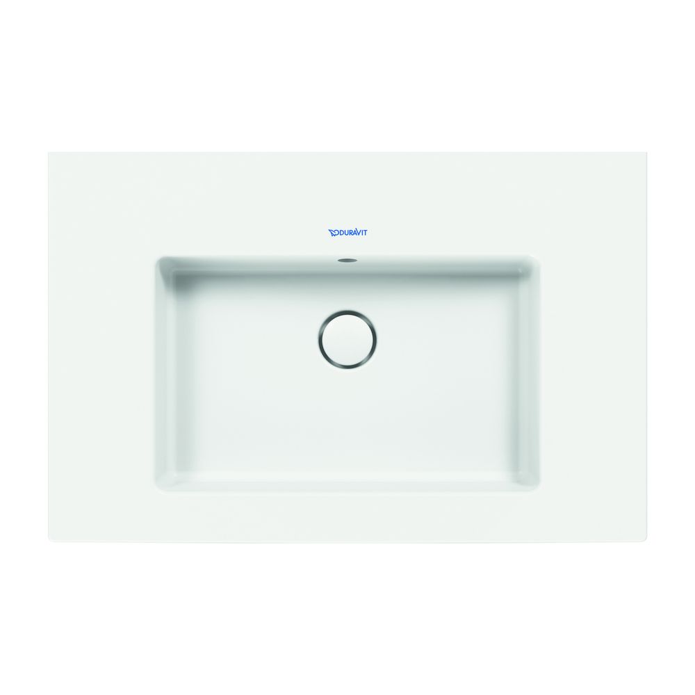 Duravit White Tulip Waschtisch 490x750x155mm WonderGliss, Weiß Hochglanz, Rechtec... DURAVIT-23637500001 4053424913582 (Abb. 12)