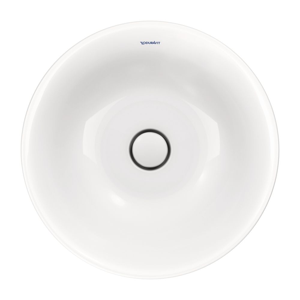 Duravit White Tulip Waschtisch 500x500x160mm, Weiß Hochglanz, Rund, 1 Waschplatz mi... DURAVIT-2365500070 4063382135568 (Abb. 5)