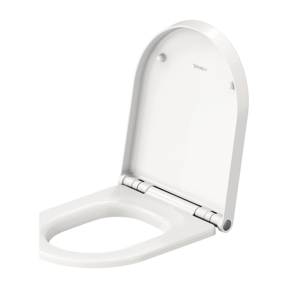 Duravit White Tulip WC-Sitz Weiß Hochglanz, 372x65x466mm, mit Absenkautomatik, Sit... DURAVIT-0027090000 4063382101730 (Abb. 10)