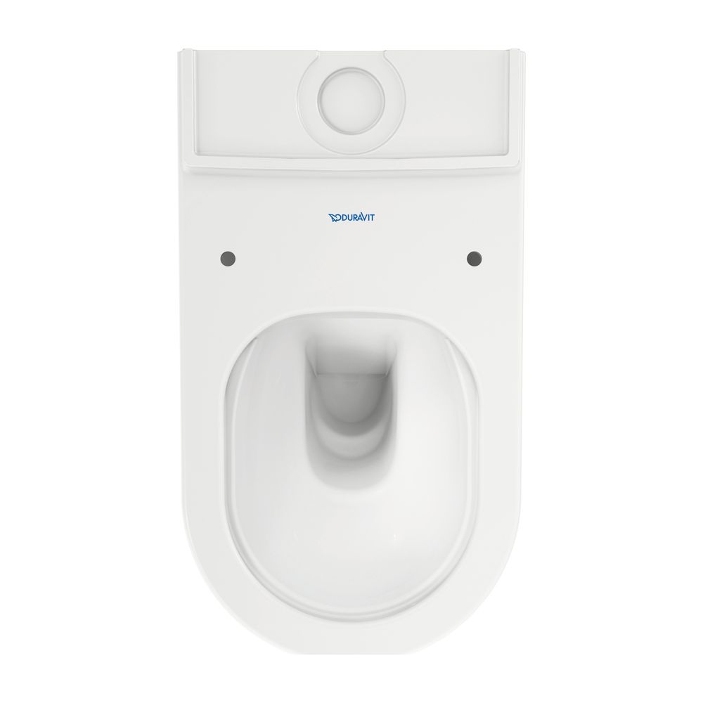 Duravit White Tulip Stand WC für Kombination 650x360x420mm, Weiß Hochglanz, Wonder... DURAVIT-21970900001 4053424894850 (Abb. 9)