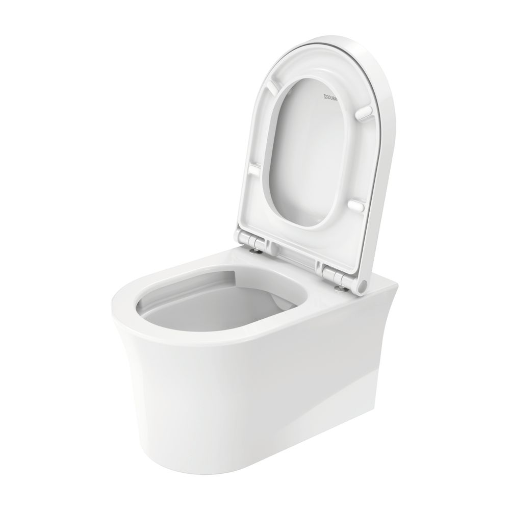 Duravit White Tulip Wand-WC 540x370x365mm, Weiß Hochglanz, 4,5l, HygieneGlaze, Tief... DURAVIT-2576092000 4053424913568 (Abb. 8)