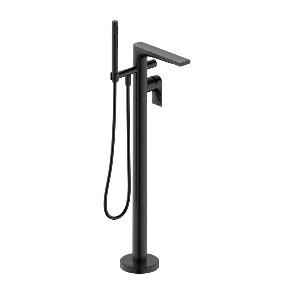 Duravit Tulum by Starck Einhebel-Wannenmischer bodenstehend, Mattschwarz, Höhe 89... DURAVIT-TU5250000046 4063382961440 (Abb. 1)