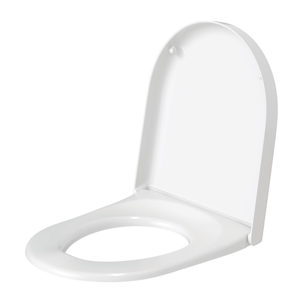 Duravit WC-Sitz, D-shaped, Weiß Hochglanz 370x38x436mm, ohne Absenkautomatik, Edel... DURAVIT-0069810000 4021534810886 (Abb. 24)