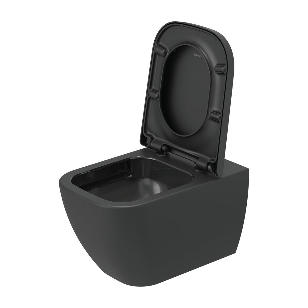 Duravit Happy D.2 WC-Sitz Anthrazit Matt 359x43x430mm mit Absenkauto. Sitzgarnitur... DURAVIT-0064591300 4053424703381 (Abb. 14)