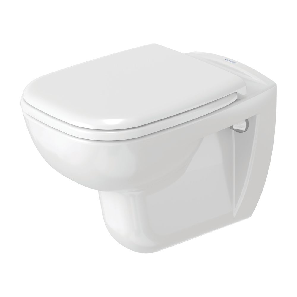 Duravit D-Code Wand-WC 545x355x355mm, Weiß Hochglanz, 4,5l, Tiefspüler, geschlosse... DURAVIT-2535090000 4021534842757 (Abb. 22)