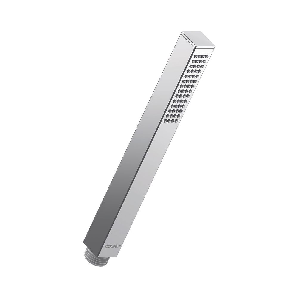 Duravit Stabbrause, MinusFlow, eckig, Rain, Chrom, Durchflussmenge 3 bar 9l/min, ... DURAVIT-UV0642002010 4063382937988 (Abb. 1)