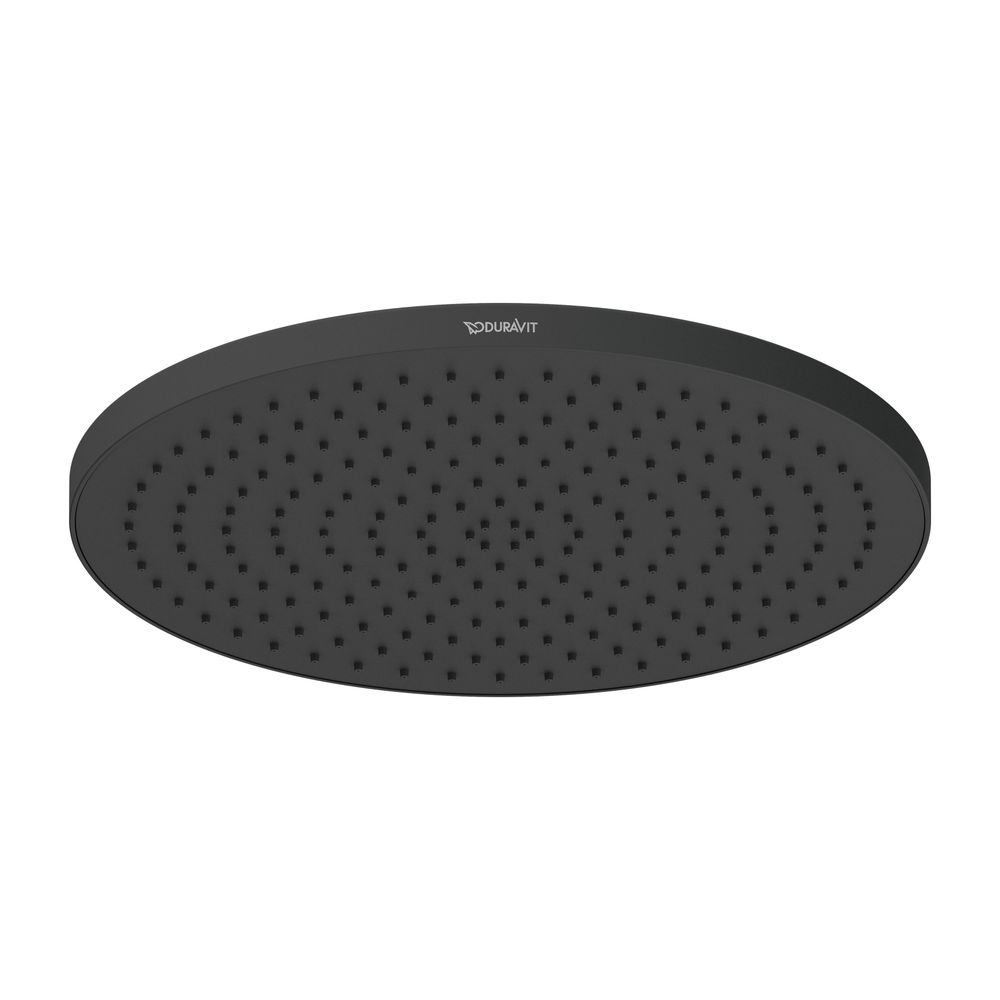 Duravit Kopfbrause, Mattschwarz, Kunststoff, Rund, d. Kopfbrause 230mm, 24l/min, ... DURAVIT-UV0660017046 4063382938039 (Abb. 4)