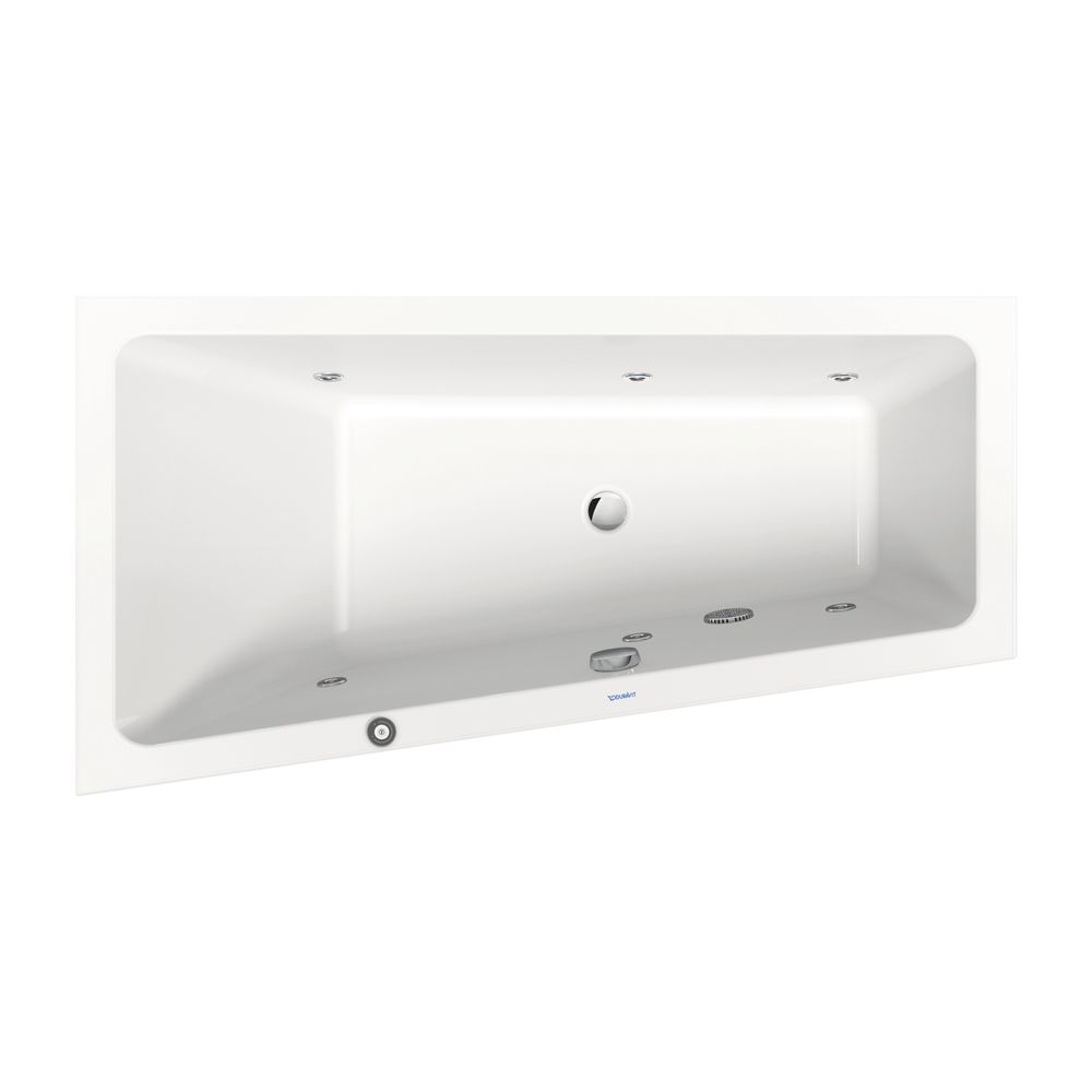Duravit No.1 Whirlwanne Trapezförmig, Einbau L, 800x1500x480mm, Jet Project, 1... DURAVIT-760504000JP1000 4063382185655 (Abb. 1)