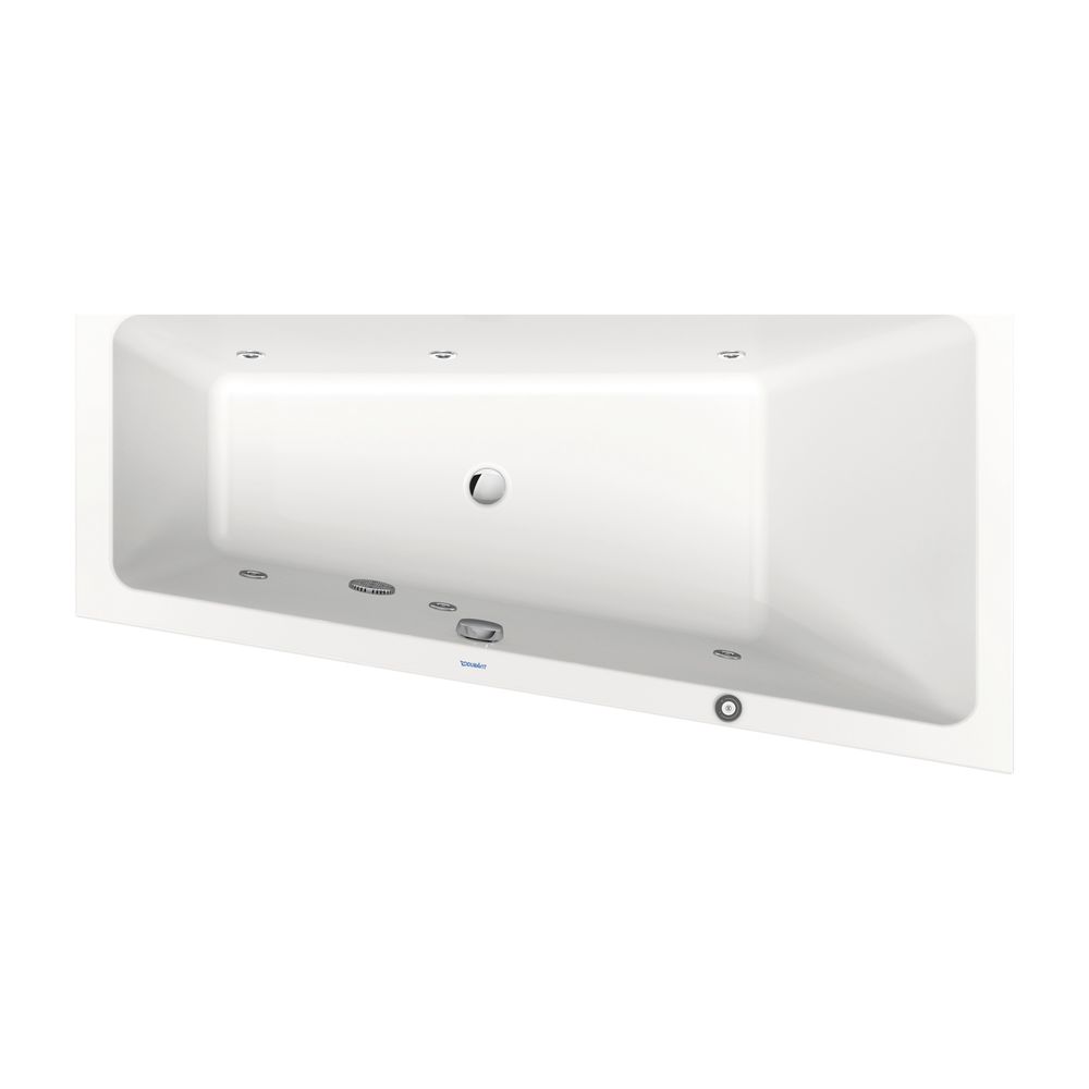Duravit No.1 Whirlwanne Trapezförmig Einbau Ecke R 850x1600x480mm Jet Project ... DURAVIT-760507000JP1000 4063382185679 (Abb. 1)