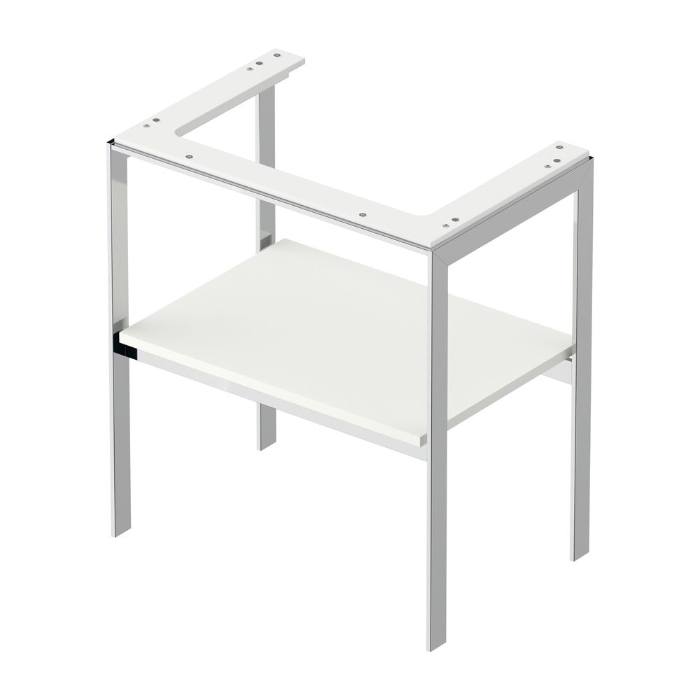 Duravit White Tulip Metallkonsole 450x684x760mm, Weiß Seidenmatt, 1 Ablagefläche, ... DURAVIT-WT454003636 4063382125903 (Abb. 2)