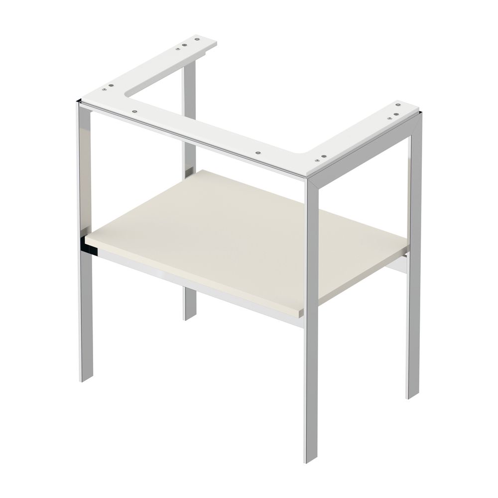 Duravit White Tulip Metallkonsole 450x684x760mm, Nordic Weiß Seidenmatt, 1 Ablagef... DURAVIT-WT454003939 4063382125910 (Abb. 2)
