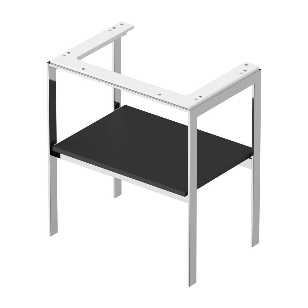Duravit White Tulip Metallkonsole 450x684x760mm, Graphit Seidenmatt, 1 Ablagefläch... DURAVIT-WT454005858 4063382125927 (Abb. 2)